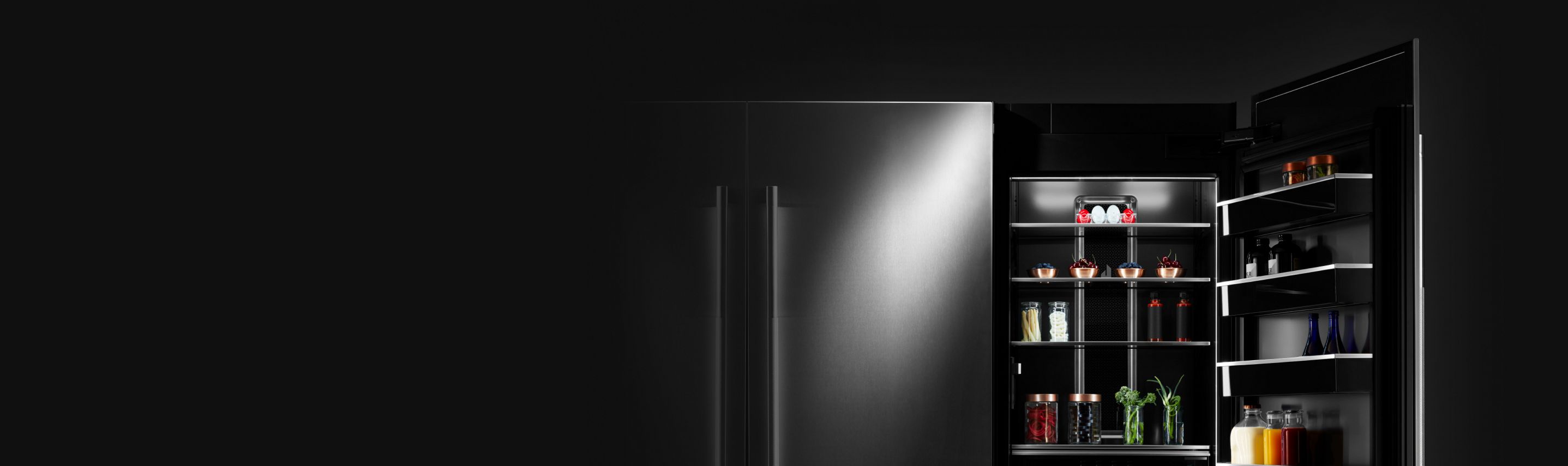 Column fridge hotsell and freezer